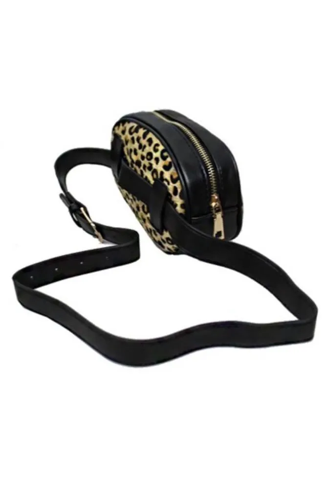 WILD CHEETAH PRINT CROSSOVER BELT BAG